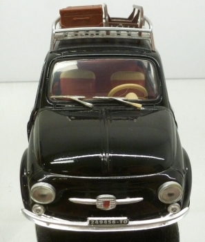 Solido Prestige Fiat 500 mit Gepäckträger 1960 Metallmodell in Originalbox (9553)